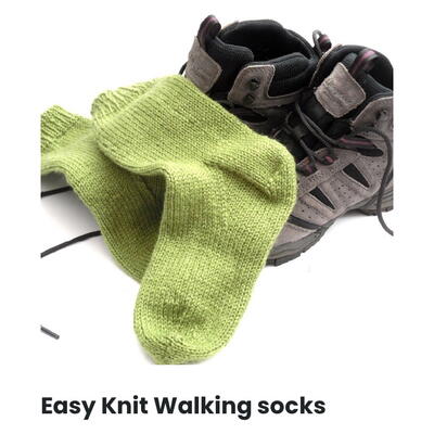Easy Knit Walking Socks