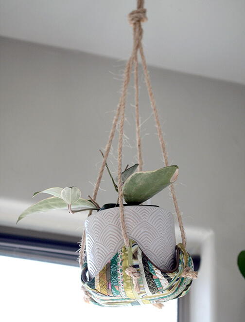 Quilty Plant Hanger Quilty Plant Hanger