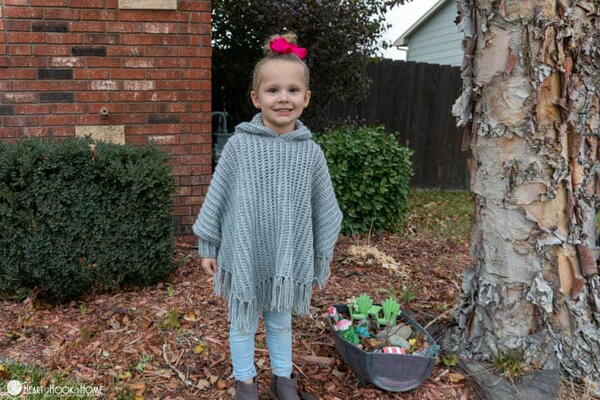 Lori Hooded Poncho - Child Sizes Lori Hooded Poncho - Child Sizes