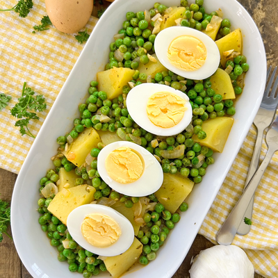 Spanish Peas And Potatoes | Classic Recipe From The Canary Islands