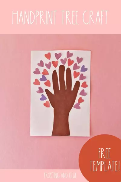 Handprint Tree Craft Handprint Tree Craft