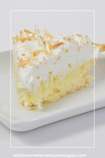 Old Fashioned Homemade Coconut Cream Pie Recipe Old Fashioned Homemade Coconut Cream Pie Recipe