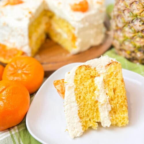 Mandarin Orange Cake With Pineapple Frosting Mandarin Orange Cake With Pineapple Frosting