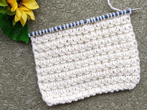 Four Row Knit Stitch Four Row Knit Stitch