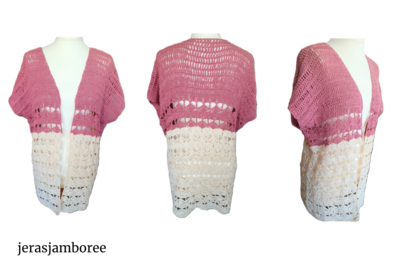 Carnation Kisses Lacy Cardigan
