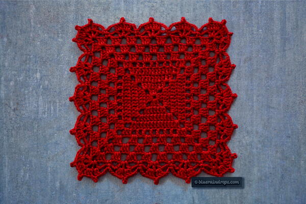 Cutie Granny Square Doily Cutie Granny Square Doily