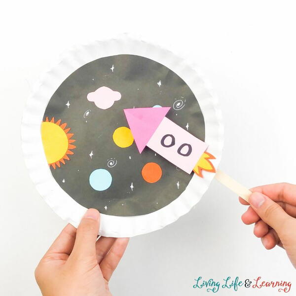 Paper Plate Spaceship Craft Paper Plate Spaceship Craft