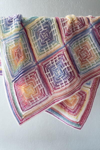 Patchwork Prism Baby Blanket