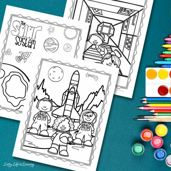 Space Coloring Pages Space Coloring Pages