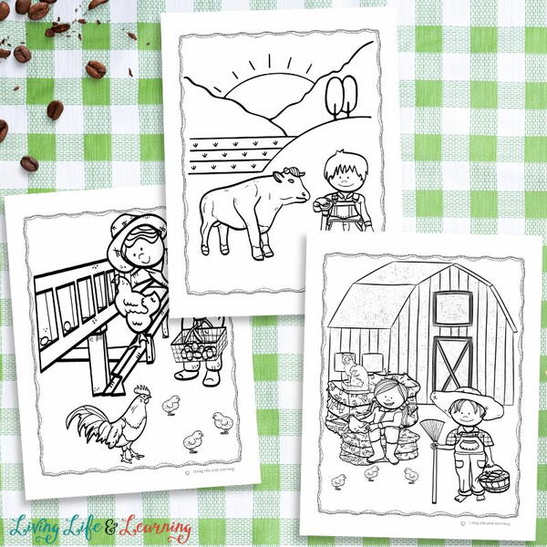 Farm Coloring Pages Farm Coloring Pages