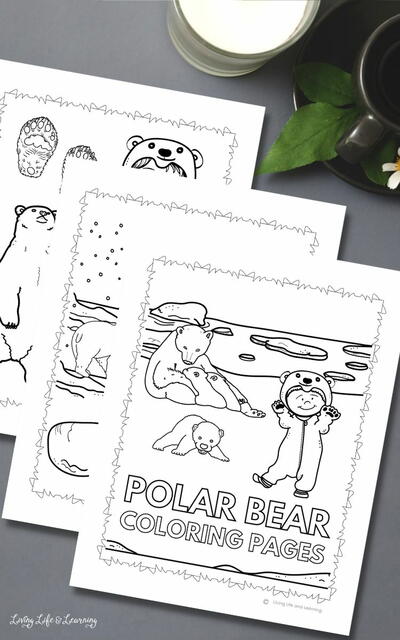 Polar Bear Coloring Pages Polar Bear Coloring Pages