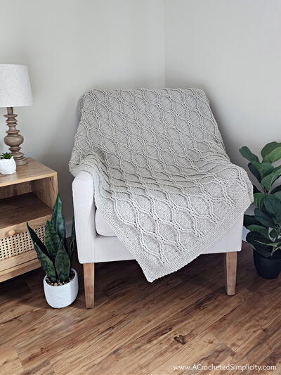 Marseille Crochet Cable Blanket