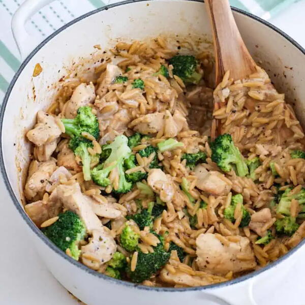 Creamy Chicken And Orzo Creamy Chicken And Orzo