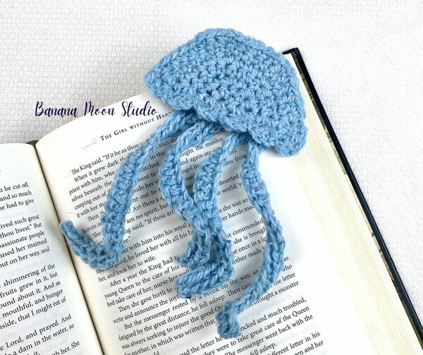 Blue Jellyfish Bookmark Blue Jellyfish Bookmark
