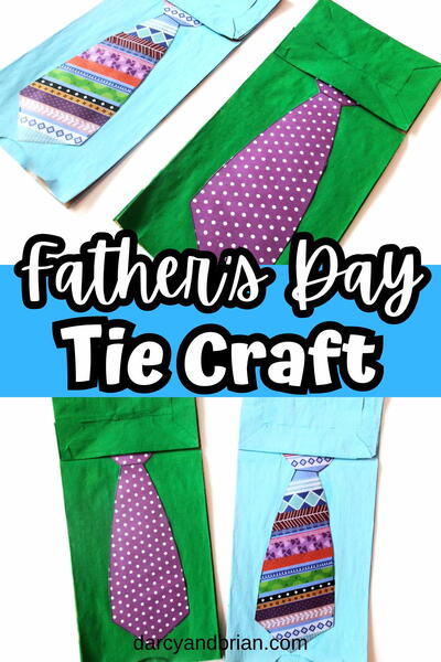 Fathers Day Tie Craft Father's Day Tie Craft