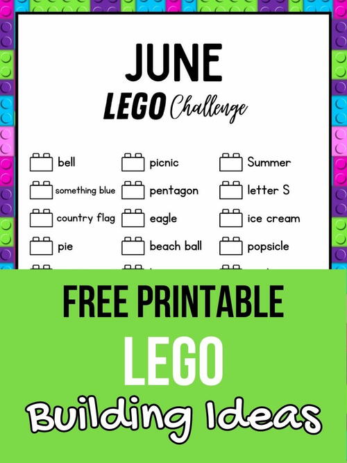 June Lego Building Challenge Ideas June Lego Building Challenge Ideas