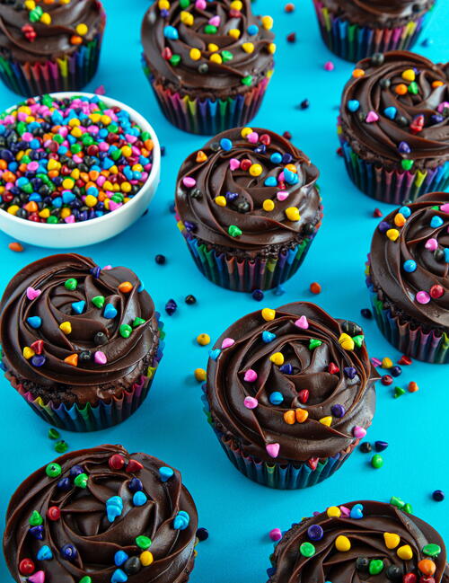 Space Age Brownie Cupcakes Space Age Brownie Cupcakes