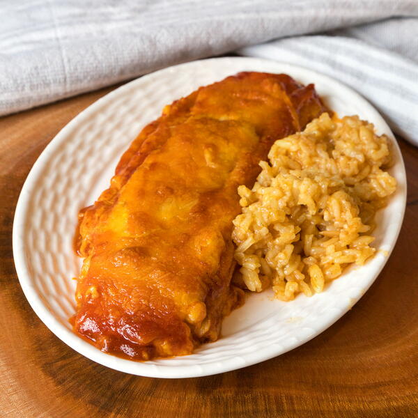 Easy Canned Chicken Enchiladas Easy Canned Chicken Enchiladas