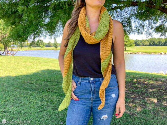 Tunisian Stardust Scarf Tunisian Stardust Scarf