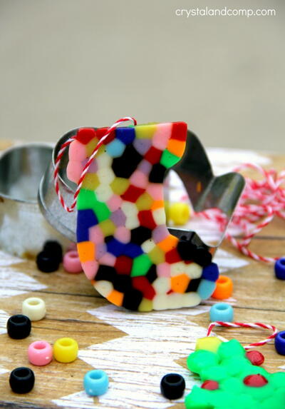 Handmade Beaded Christmas Ornament Handmade Beaded Christmas Ornament