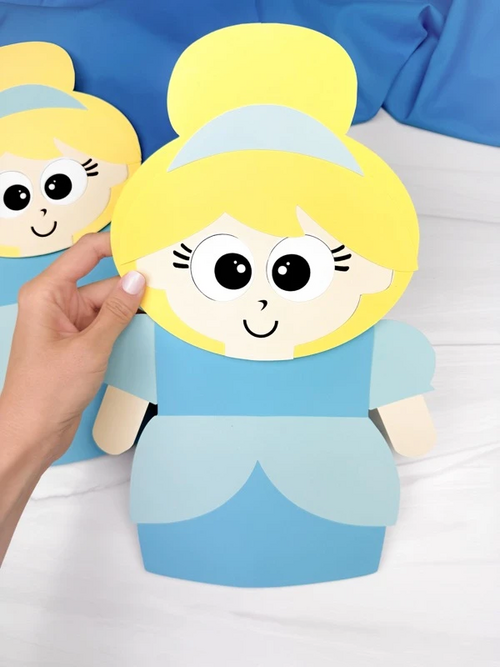 Cinderella Puppet Craft Cinderella Puppet Craft