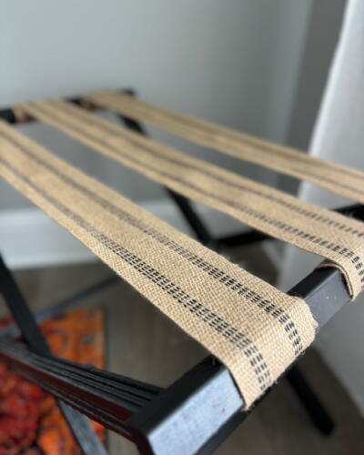 Thrifted Luggage Stand Makeover Thrifted Luggage Stand Makeover