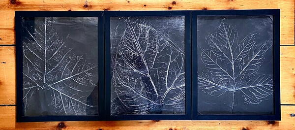 Fall Leaf Aluminum Foil Craft Fall Leaf Aluminum Foil Craft