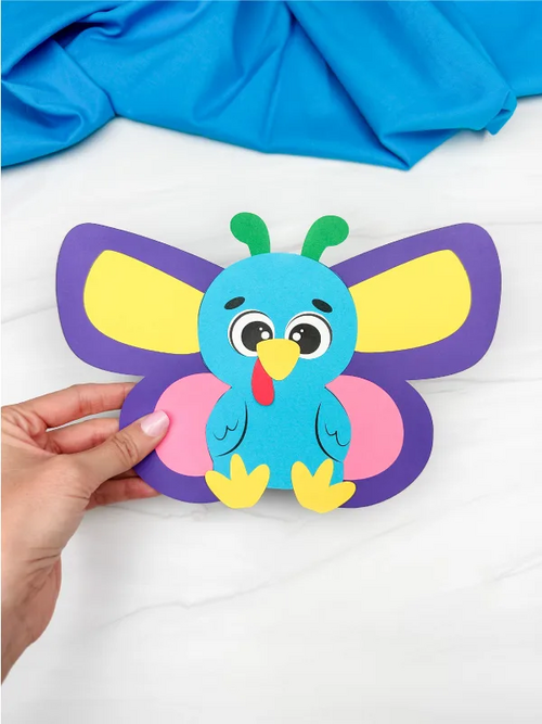Butterfly Turkey Disguise Craft Butterfly Turkey Disguise Craft