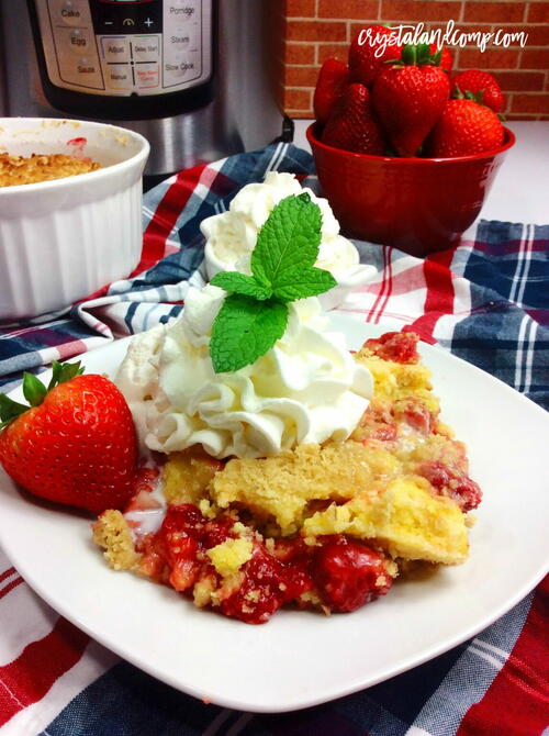 Strawberry Dump Cake Strawberry Dump Cake