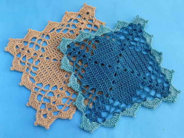 Crochet Designer Granny Square For Table Runner Crochet Designer Granny Square For Table Runner