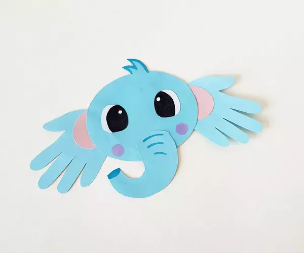 Fun Handprint Elephant Craft For Kids Fun Handprint Elephant Craft For Kids