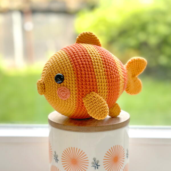 Free Fish Amigurumi Crochet Pattern - Tanja The Goldfish Free Fish Amigurumi Crochet Pattern - Tanja The Goldfish