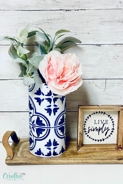 Diy Tile Vase Farmhouse Decor Diy Tile Vase Farmhouse Decor