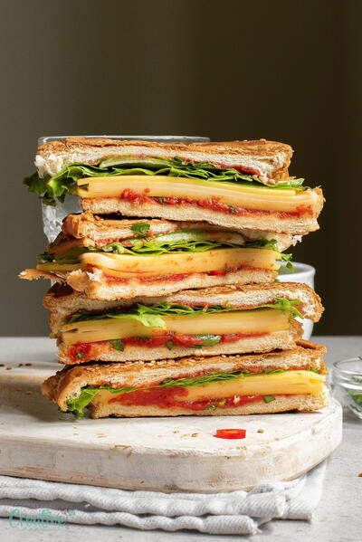 Spicy Ham And Cheese Sandwich Spicy Ham And Cheese Sandwich