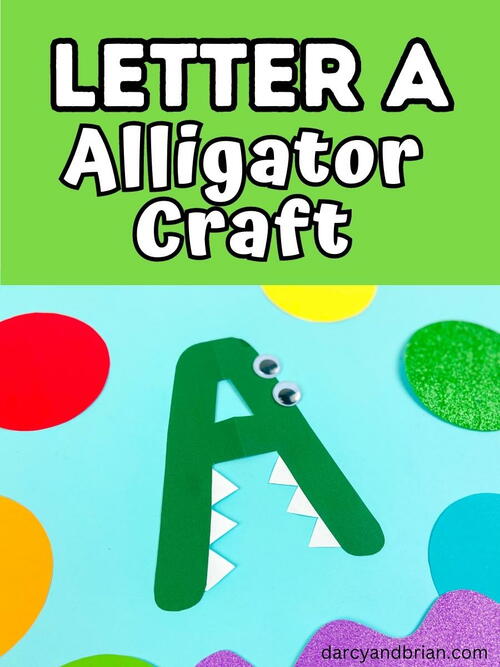 Letter A Alligator Craft Letter A Alligator Craft