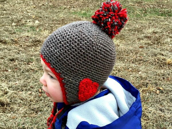 Valentine Earflap Hat Valentine Earflap Hat