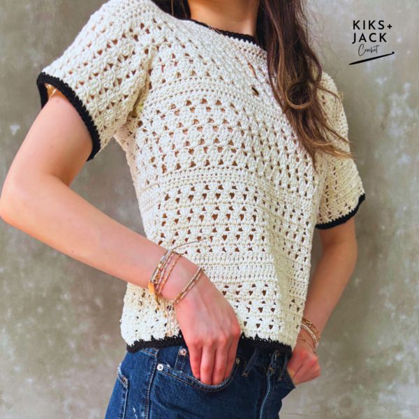 Astoria Simple Lace Crochet Top Astoria Simple Lace Crochet Top