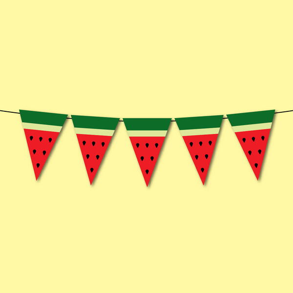 Watermelon Bunting Watermelon Bunting