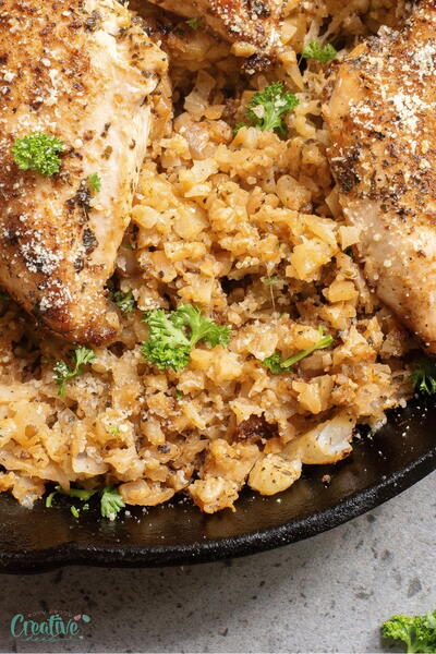 Parmesan Cauliflower Rice Parmesan Cauliflower Rice