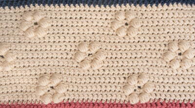 Flowers Blanket Stripe