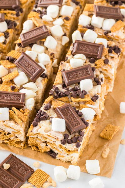 Smores Rice Krispies Treats S’mores Rice Krispies Treats