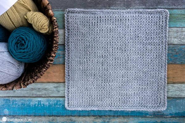 Tunisian Knit Stitch Square Tunisian Knit Stitch Square