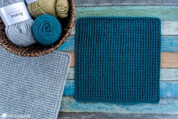 Tunisian Half Double Crochet Stitch Square Tunisian Half Double Crochet Stitch Square