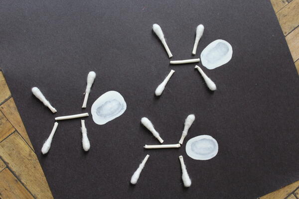 Thumbprint Skeleton Craft Thumbprint Skeleton Craft