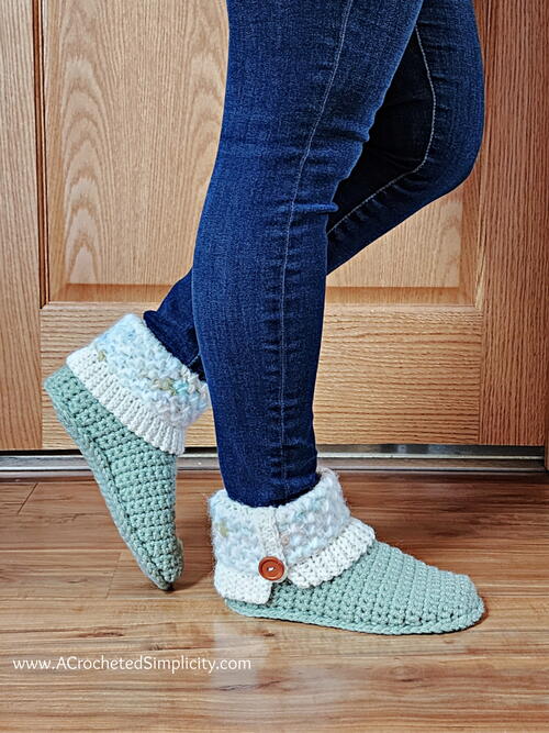 Hibernation Crochet Slipper Boots Hibernation Crochet Slipper Boots