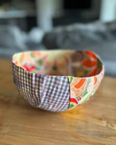 Diy Fabric Bowl Diy Fabric Bowl