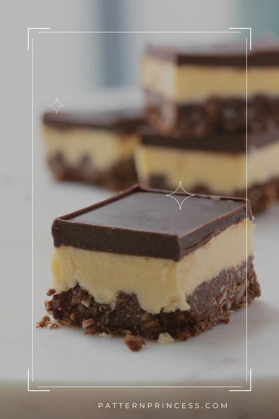Chocolaty, Coconut, Custard Nanaimo Bars Recipe
