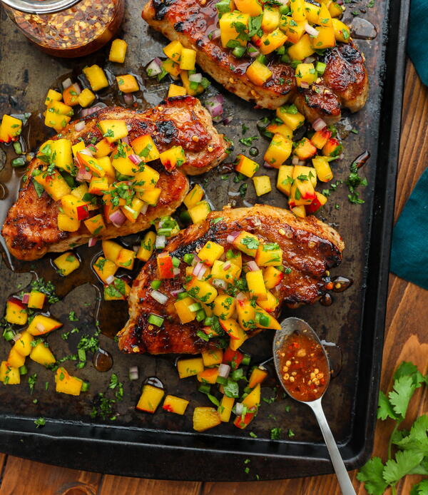 Spiced Honey-Glazed Pork Chops Spiced Honey-Glazed Pork Chops