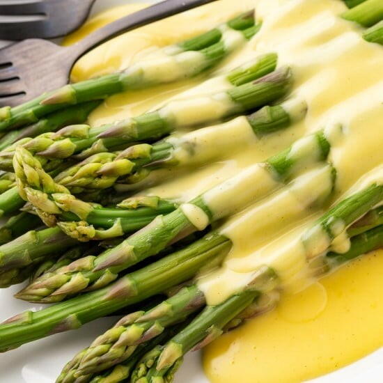 Asparagus With Hollandaise Sauce Asparagus With Hollandaise Sauce