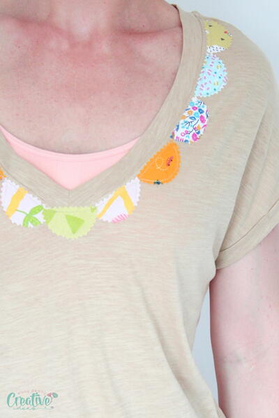 Scallop Neckline T-shirt Tutorial Scallop Neckline T-shirt Tutorial